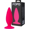 Розовая анальная пробка Popo Pleasure