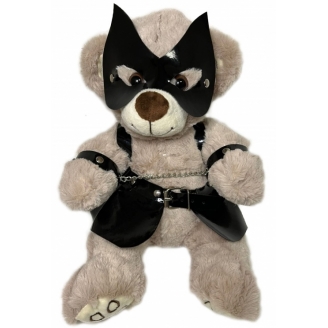 Плюшевый БДСМ Мишка в дерзком костюме