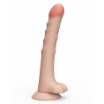 Длинный фаллос-супергигант с присоской Real Big 39 см