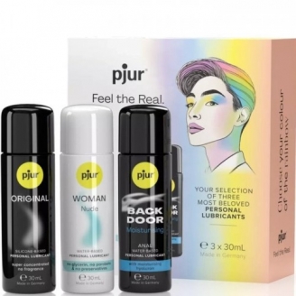 Набор лубрикантов для вагинального и анального секса Pjur Pride Box 3 х 30 мл