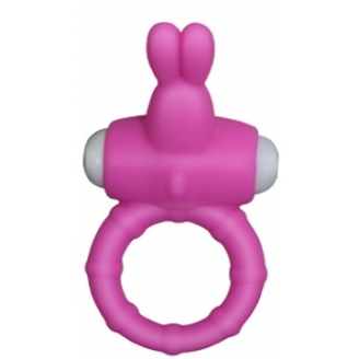 Розовое виброкольцо Power Thrill Clit Cockring