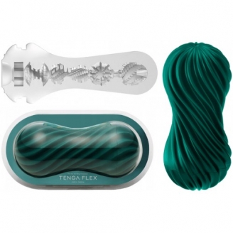 Мастурбатор Tenga Flex Fizzy Green