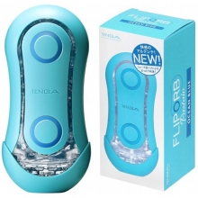 Футуристичный мастурбатор Tenga Flip ORB Ocean голубой