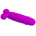 Мини-вибратор оригинальной формы Goddard пурпурный