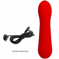 Перезаряжаемый мини-вибратор Pretty Love Faun красный
