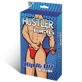 Классические красные трусы Hustler Fundies на двух липучках SM