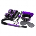 Фиолетовый БДСМ набор из 8 предметов