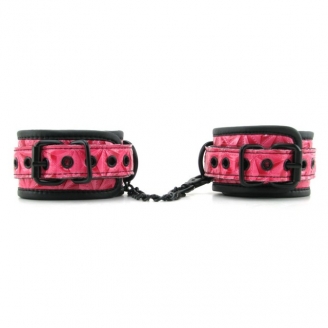 Дизайнерские розовые наручники Luxury Fetish