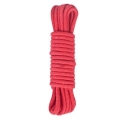 Красная хлопковая веревка 20 м для бондажа