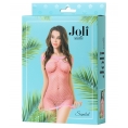 Розовое платье-сетка Joli Sanibel L/XL