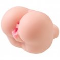 Реалистичный мастурбатор-попка с двумя отверстиями Juicy Pussy Paula