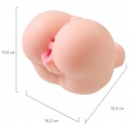Реалистичный мастурбатор-попка с двумя отверстиями Juicy Pussy Paula