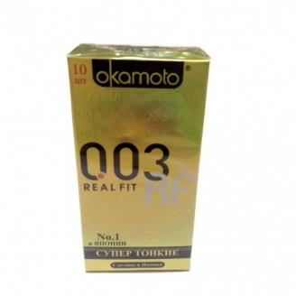 Супер тонкие презервативы Okamoto Real Fit 003, 10 шт