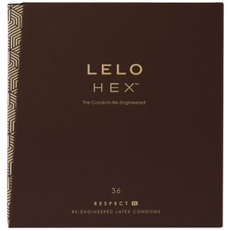 Презервативы Lelo Hex Respect XL увеличенного размера 36 шт