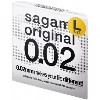 Полиуретановый презерватив Sagami Original 0,02 L-size 1 шт