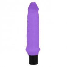 Фиолетовый вибратор Realistic Cock