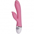 Перезаряжаемый вибратор с клиторальным стимулятором-кроликом Dreamer II розовый