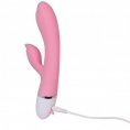 Перезаряжаемый вибратор с клиторальным стимулятором-кроликом Dreamer II розовый