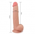 Большой реалистичный фаллос на присоске Skinlike Soft Cock 8,5 in