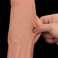 Реалистичный фаллоимитатор с эффектом двойной кожи Lovetoy Sliding-Skin Dual Layer Dong 31 см