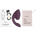 Роскошный вакуумный вибростимулятор для G точки и клитора Womanizer Next Duo фиолетовый