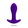 Анальная пробка для ношения с вибрацией Pretty Love Anal Plug Massager фиолетовая