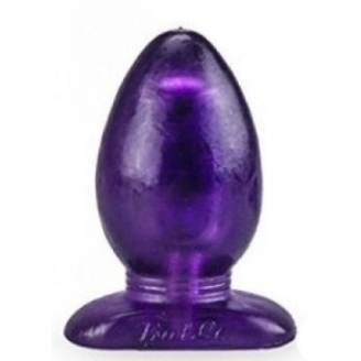 Большая анальная пробка фиолетового цвета