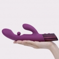 Фиолетовый вибратор-кролик с плавающим стимулятором для зоны G Selove Swirly