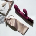Фиолетовый вибратор-кролик с плавающим стимулятором для зоны G Selove Swirly