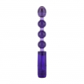 Анальный вибратор многоскоростной Beads Purple