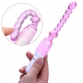 Розовая анальная цепочка