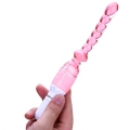 Розовая анальная цепочка