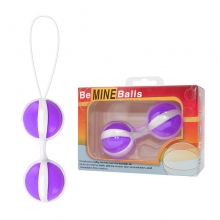 Вагинальные шарики Be Mine Balls фиолетовые