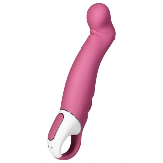 DEMO Розовый вибратор Satisfyer Vibes Petting Hippo для точки G