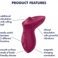 Клиторальный вибростимулятор Satisfyer Exciterrr бордовый