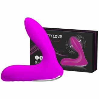 Вибромассажер простаты с функцией расширения Leonard фуксия