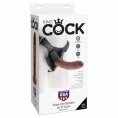 Страпон на виниловых трусиках King Cock Strap-on Harness with Cock 21,6 см