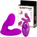Вагинально-клиторальный стимулятор Pretty Love Melvin с пультом ДУ
