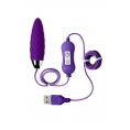 Фиолетовое виброяйцо A-Toys Cony