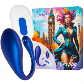 Смарт-виброяйцо Leroina App Choppi синий